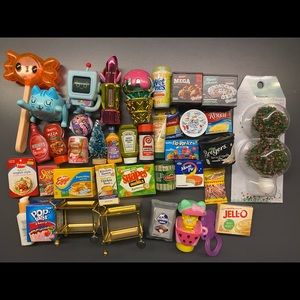 Mini Brands + Shopkins Real Littles (Doll Food Accessories Lot)!